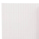vidaXL fehér kétoldalas kerti kerítés 110 x 400 cm