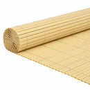 vidaXL sárga kétoldalas kerti kerítés 110 x 400 cm