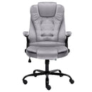 vidaXL világosszürke bársony irodaszék