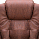 vidaXL világosbarna művelúr irodaszék