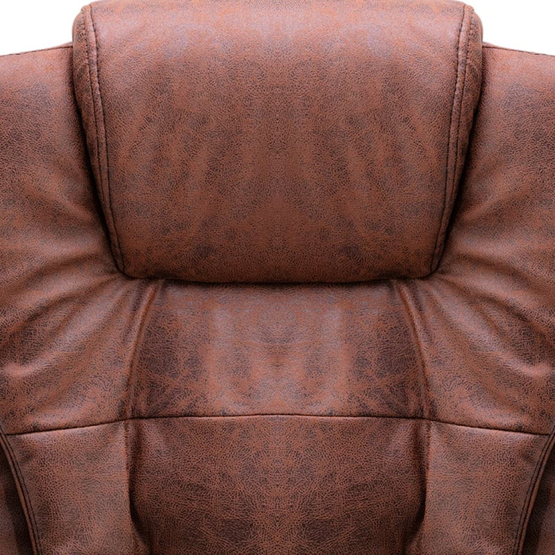 vidaXL világosbarna művelúr irodaszék