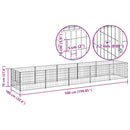 vidaXL fekete acél kutyakennel 5 m²