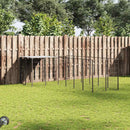 vidaXL fekete acél kutyakennel 8,47 m²