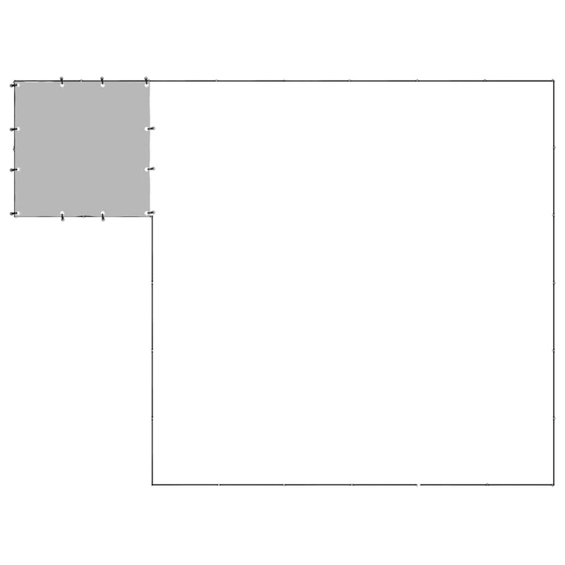 vidaXL fekete acél kutyakennel 12,1 m²