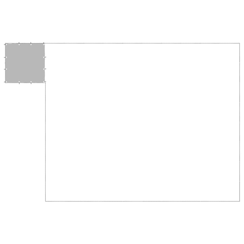 vidaXL ezüstszínű acél kutyakennel 25,41 m²