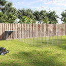 vidaXL ezüstszínű acél kutyakennel 13,31 m²