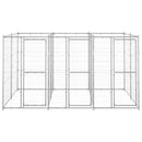 vidaXL kültéri horganyozott acél kutyakennel 7,26 m²