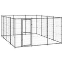 vidaXL kültéri acél kutyakennel 14,52 m²