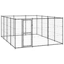 vidaXL kültéri acél kutyakennel 14,52 m²