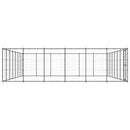 vidaXL kültéri acél kutyakennel 50,82 m²