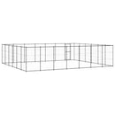 vidaXL kültéri acél kutyakennel 50,82 m²