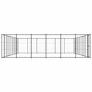 vidaXL kültéri acél kutyakennel 65,34 m²