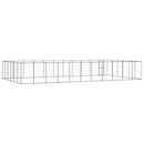 vidaXL kültéri acél kutyakennel 79,86 m²