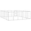 vidaXL kültéri horganyozott acél kutyakennel 36,3 m²