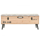 vidaXL tömör fenyőfa tárolópad 110 cm