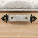 vidaXL tömör fenyőfa tárolópad 110 cm