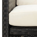 vidaXL 4 db fekete polyrattan kerti szék