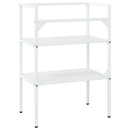 vidaXL fehér vas fürdőszobai mosdókagylókeret 59 x 38 x 83 cm