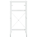 vidaXL fehér vas fürdőszobai mosdókagylókeret 40 x 38 x 83 cm