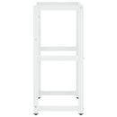 vidaXL fehér vas fürdőszobai mosdókagylókeret 40 x 38 x 83 cm