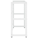 vidaXL fehér vas fürdőszobai mosdókagylókeret 79 x 38 x 83 cm