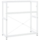 vidaXL fehér vas fürdőszobai mosdókagylókeret 79 x 38 x 83 cm