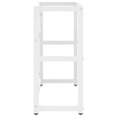 vidaXL fehér vas fürdőszobai mosdókagylókeret 79 x 38 x 83 cm