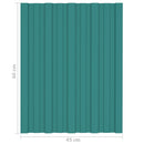 vidaXL Tetőpanel 12 pcs Zöld 60 x 45 cm Horganyzott acél