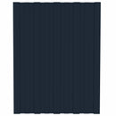 vidaXL Tetőpanel 12 pcs Antracitszürke 60 x 45 cm Horganyzott acél