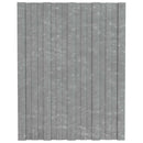 vidaXL Tetőpanel 36 pcs Ezüst 60 x 45 cm Horganyzott acél