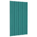 vidaXL Tetőpanel 36 pcs Zöld 80 x 45 cm Horganyzott acél