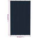 vidaXL Tetőpanel 12 pcs Antracitszürke 80 x 45 cm Horganyzott acél