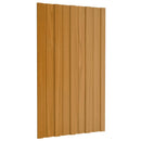 vidaXL Tetőpanel 12 pcs Természetes 80 x 45 cm Horganyzott acél