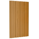 vidaXL Tetőpanel 36 pcs Természetes 80 x 45 cm Horganyzott acél