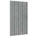 vidaXL Tetőpanel 36 pcs Ezüst 80 x 45 cm Horganyzott acél