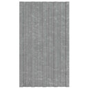 vidaXL Tetőpanel 36 pcs Ezüst 80 x 45 cm Horganyzott acél