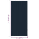vidaXL Tetőpanel 12 pcs Antracitszürke 100 x 45 cm Horganyzott acél