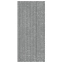 vidaXL Tetőpanel 12 pcs Ezüst 100 x 45 cm Horganyzott acél