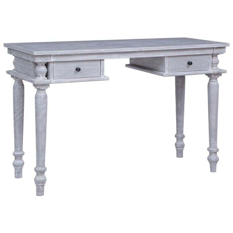 vidaXL tömör mahagóni íróasztal 115 x 50 x 78 cm