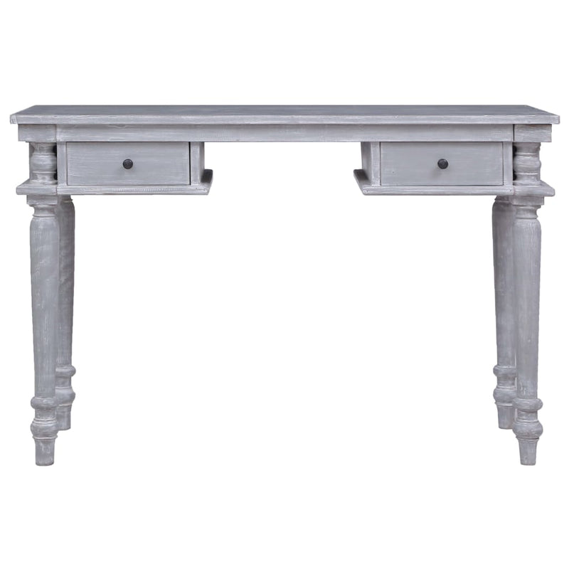 vidaXL tömör mahagóni íróasztal 115 x 50 x 78 cm