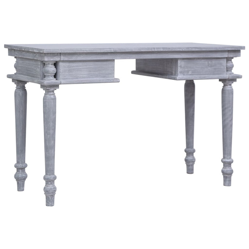 vidaXL tömör mahagóni íróasztal 115 x 50 x 78 cm