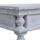 vidaXL tömör mahagóni íróasztal 115 x 50 x 78 cm