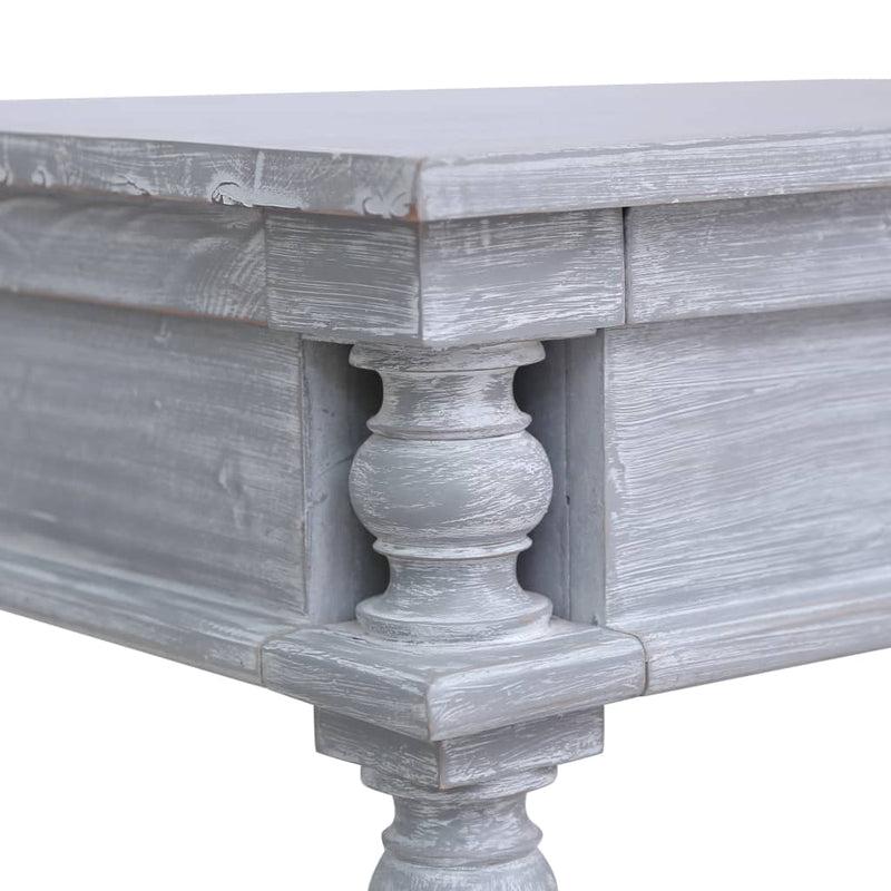 vidaXL tömör mahagóni íróasztal 115 x 50 x 78 cm