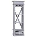 vidaXL tömör mahagóni magasszekrény 60 x 30 x 175 cm