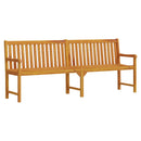 vidaXL Kerti padok 1-Ülőhelyek száma 219 x 55,5 x 90 cm Tömör Akácfa