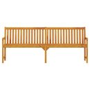 vidaXL Kerti padok 1-Ülőhelyek száma 219 x 55,5 x 90 cm Tömör Akácfa