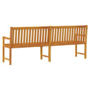 vidaXL Kerti padok 1-Ülőhelyek száma 219 x 55,5 x 90 cm Tömör Akácfa