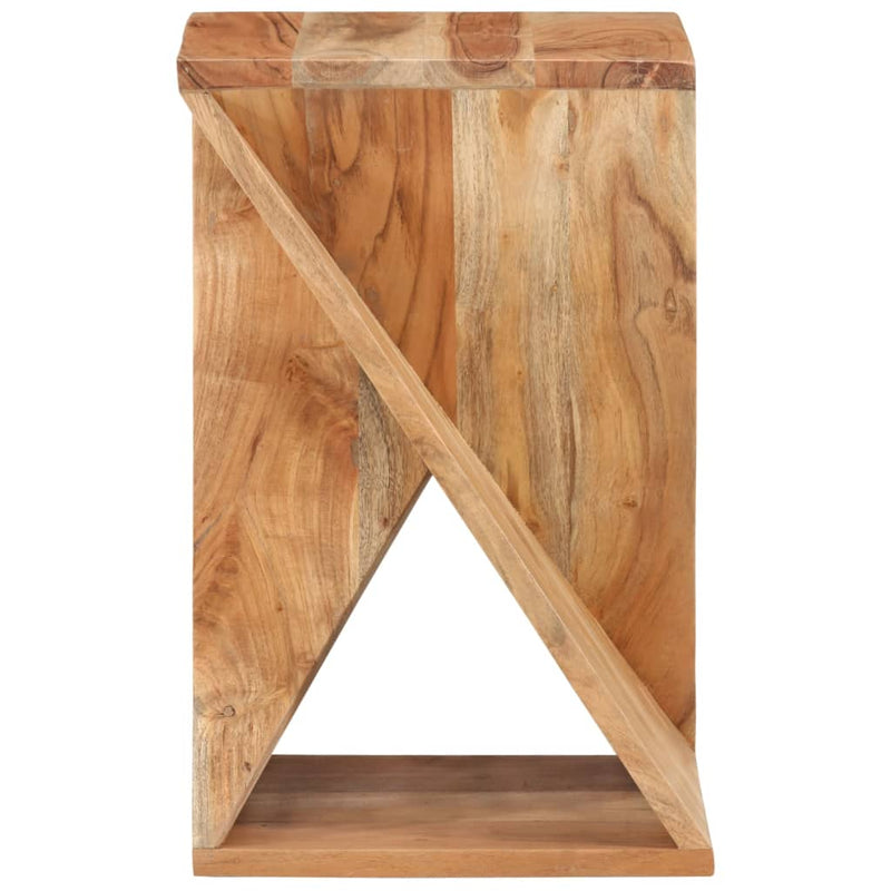 vidaXL tömör akácfa kisasztal 35 x 35 x 55 cm