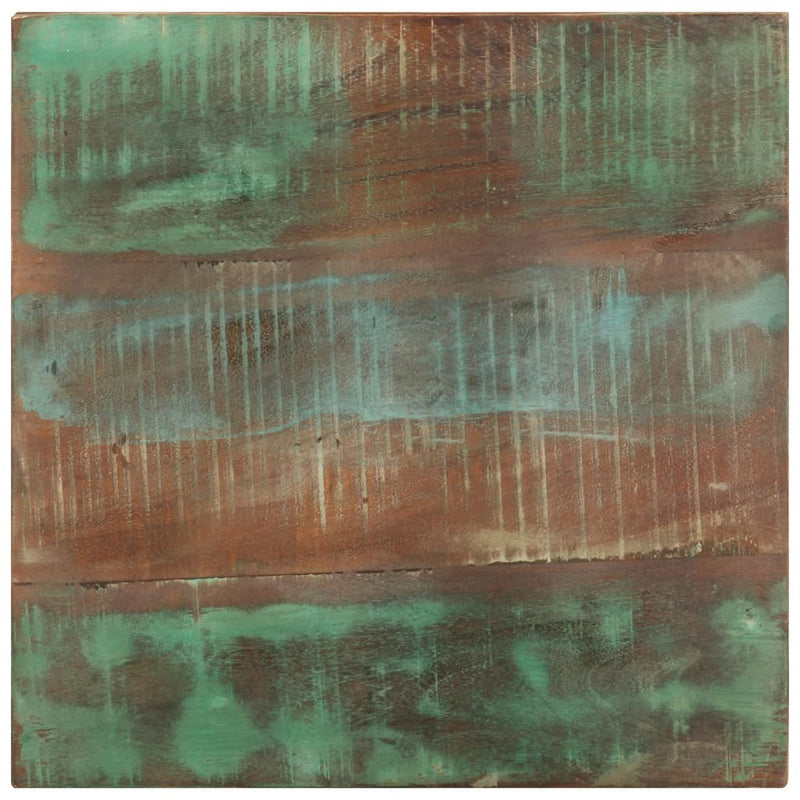 vidaXL tömör újrahasznosított fa kisasztal kerekekkel 40 x 40 x 42 cm