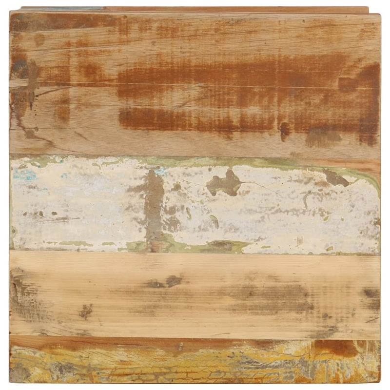 vidaXL tömör újrahasznosított fa dohányzóasztal 45 x 45 x 40 cm